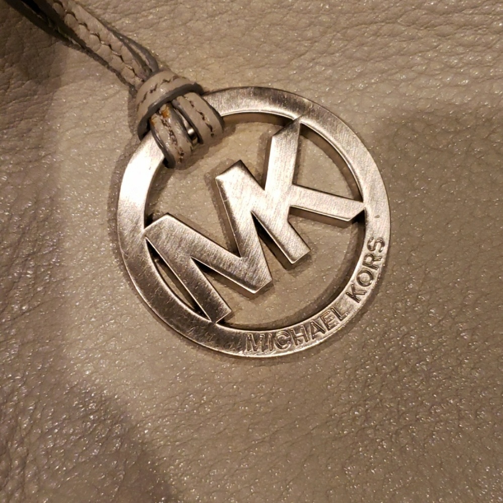 Michael Kors gray hobo purse - Picture 2 of 4